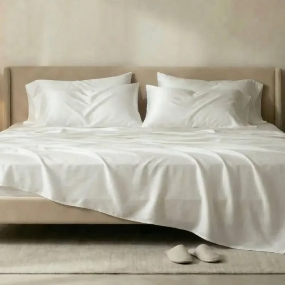 Ettitude Signature Sateen King Sheet Set – CleanBamboo | Like Silk